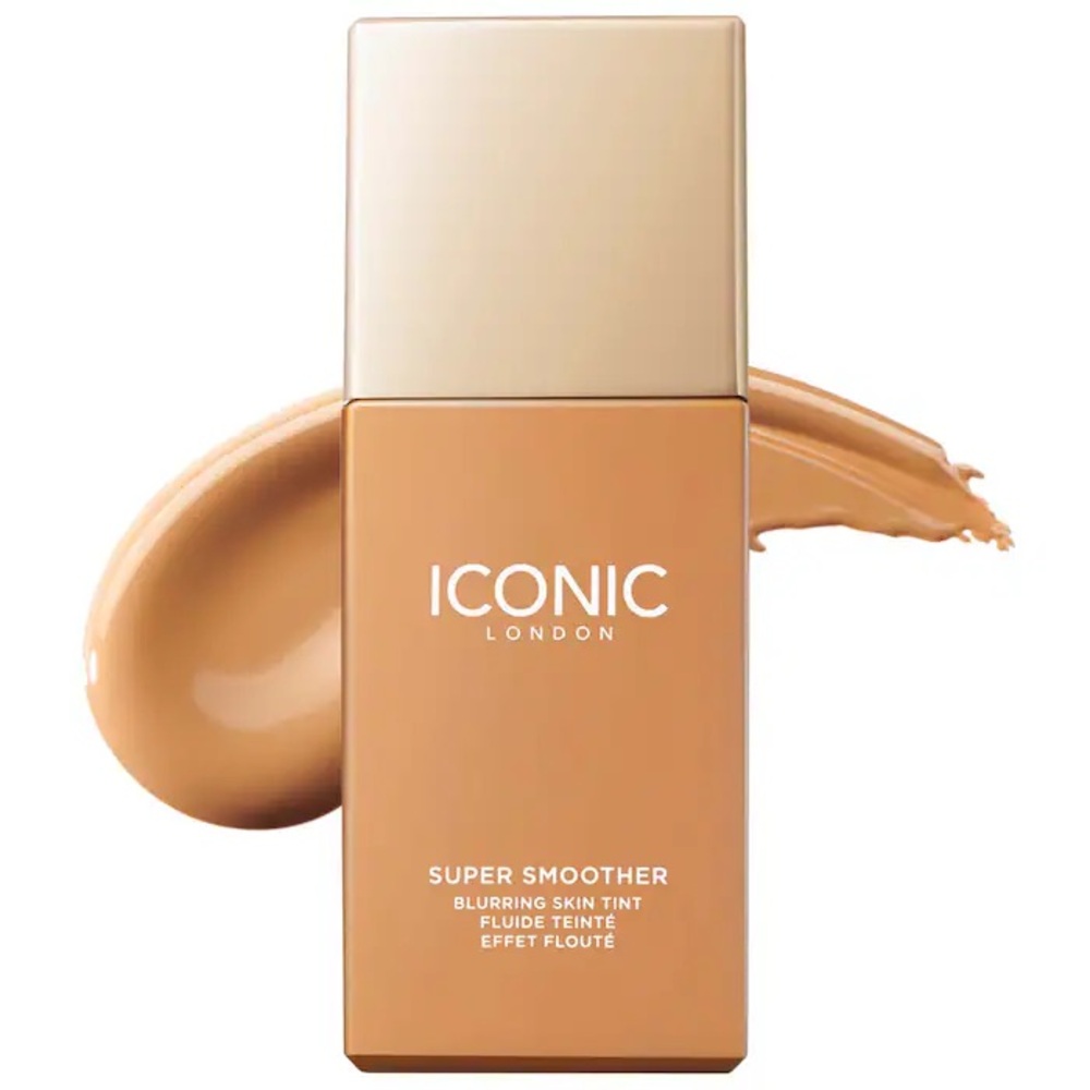 ICONIC London Super Smoother Blurring Skin Tint Golden Medium New in Box $32